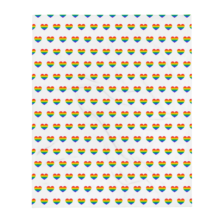 Rainbow Heart Blanket product image (3)