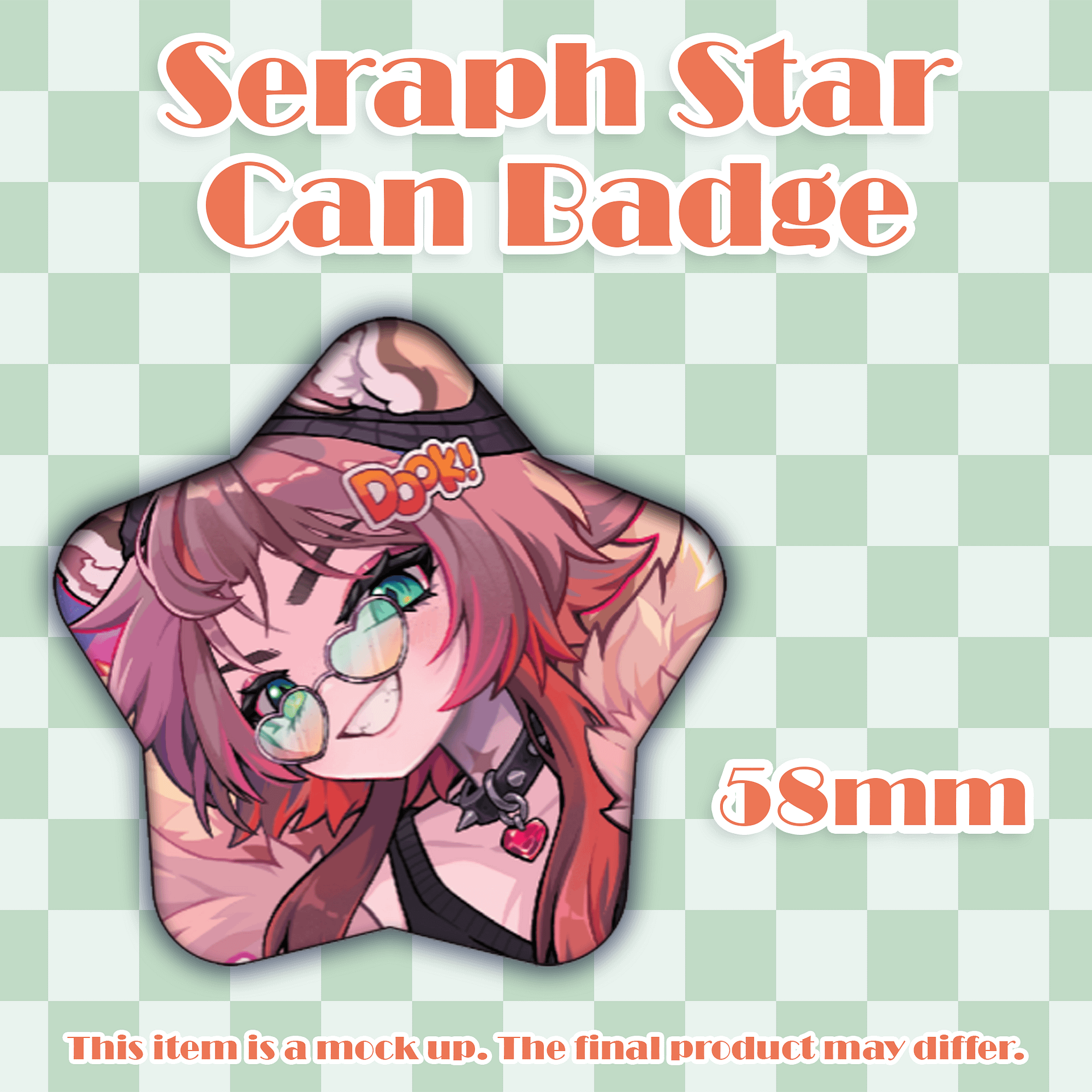 Smitten Seraph Star Can Badge [PREORDER] product image (1)
