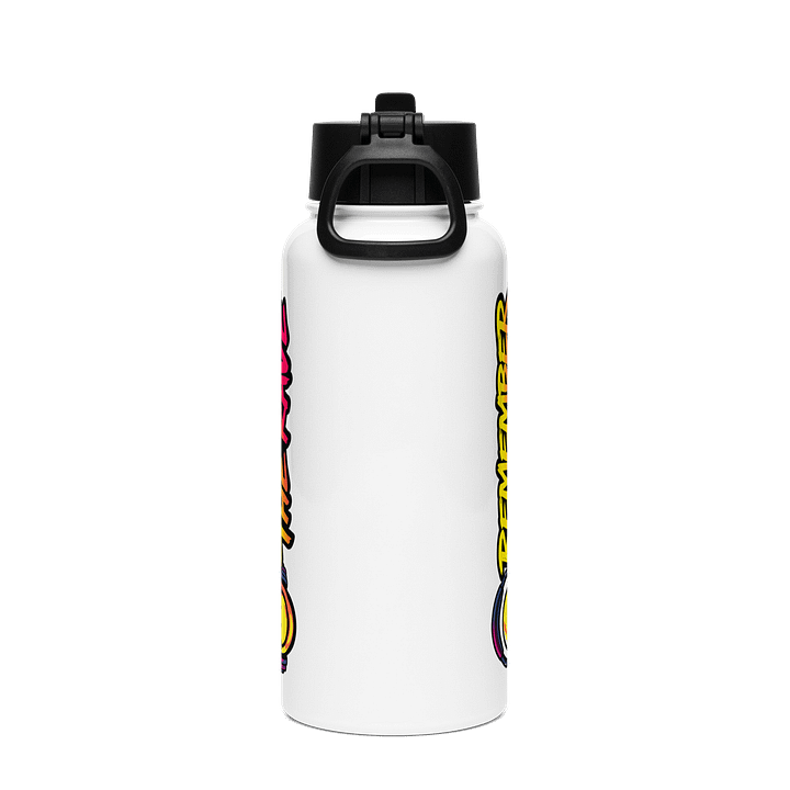 Remember The Rave - Stainless Steel Water Bottle with a Straw Lid product image (2)