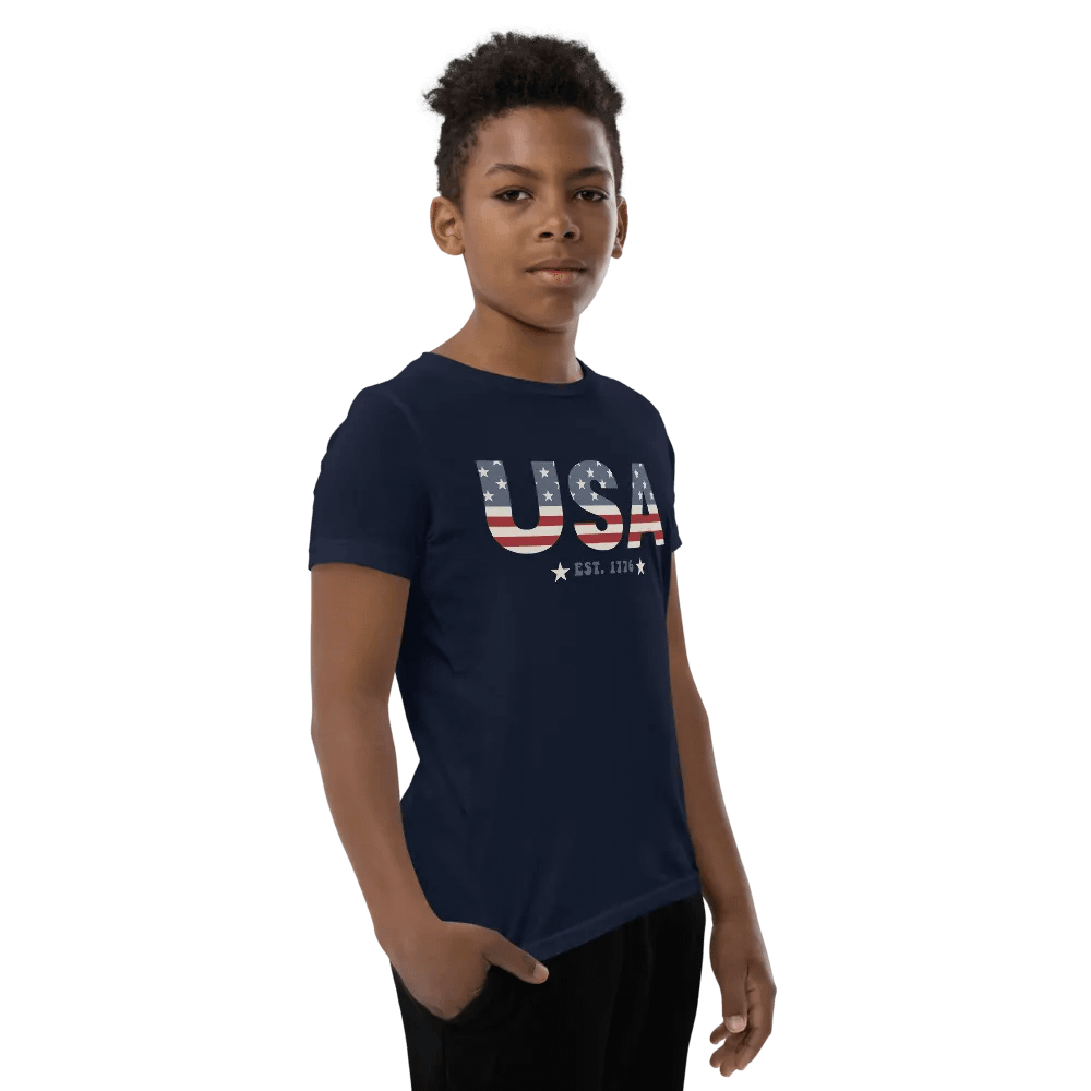 Kids American Flag USA Tee product image (38)