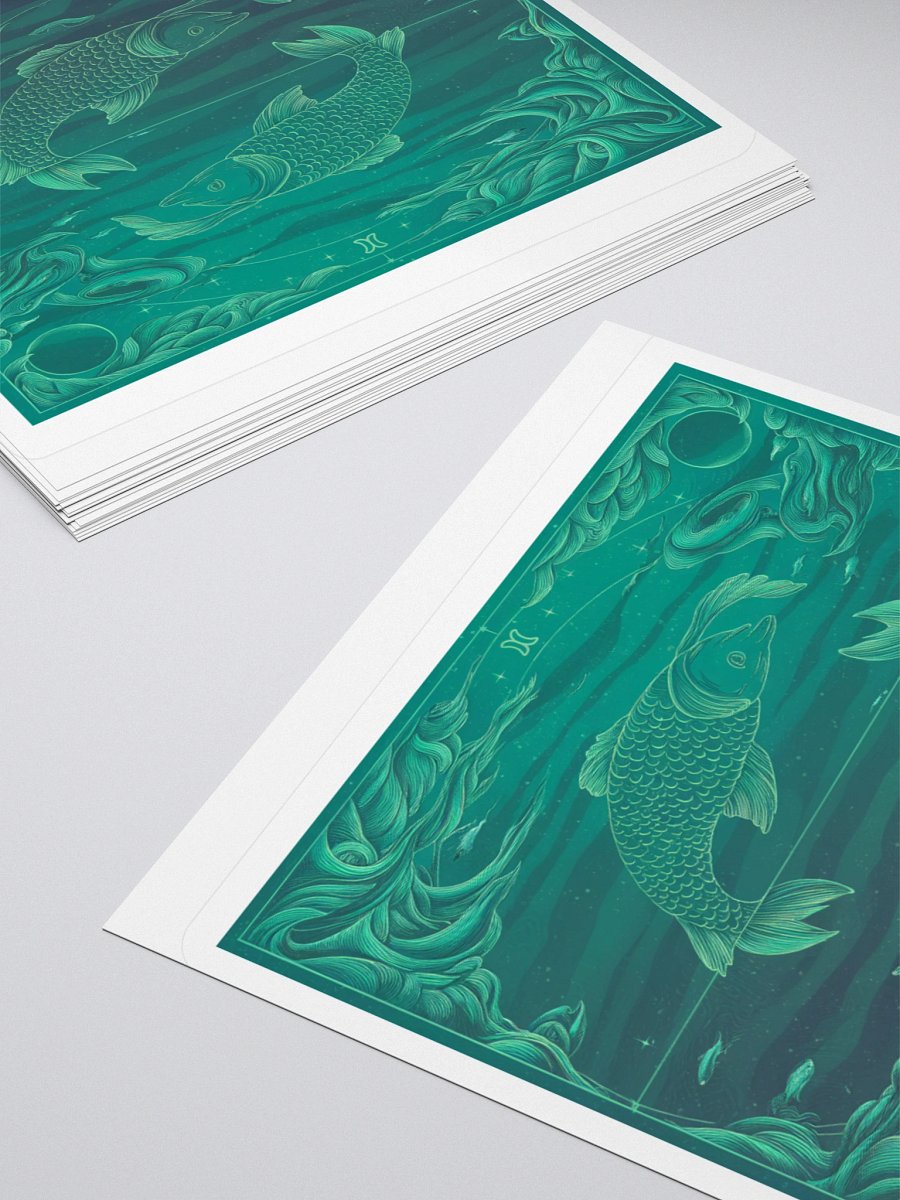 Exclusive Pisces Minimalist Sticker: Dual Fish Design - Perfect for Laptops, Cars, and Astrology Enthusiasts! product image (11)