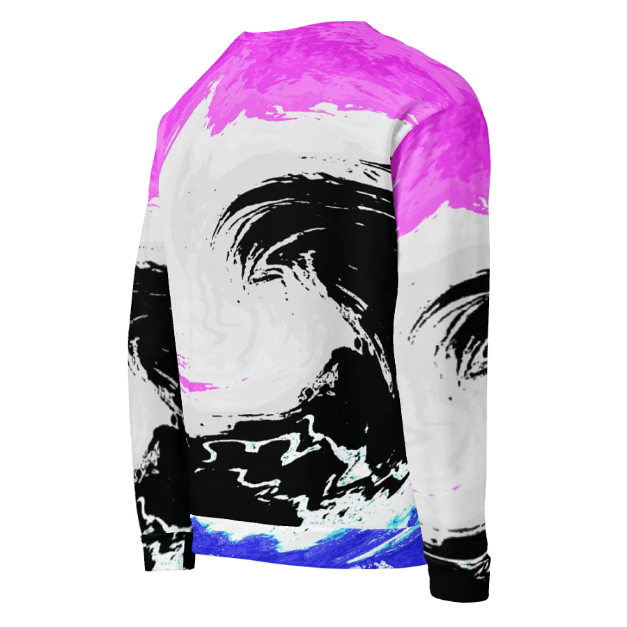 Abstract Colourful Swirling Melting Forest Unisex Sweatshirt product image (11)