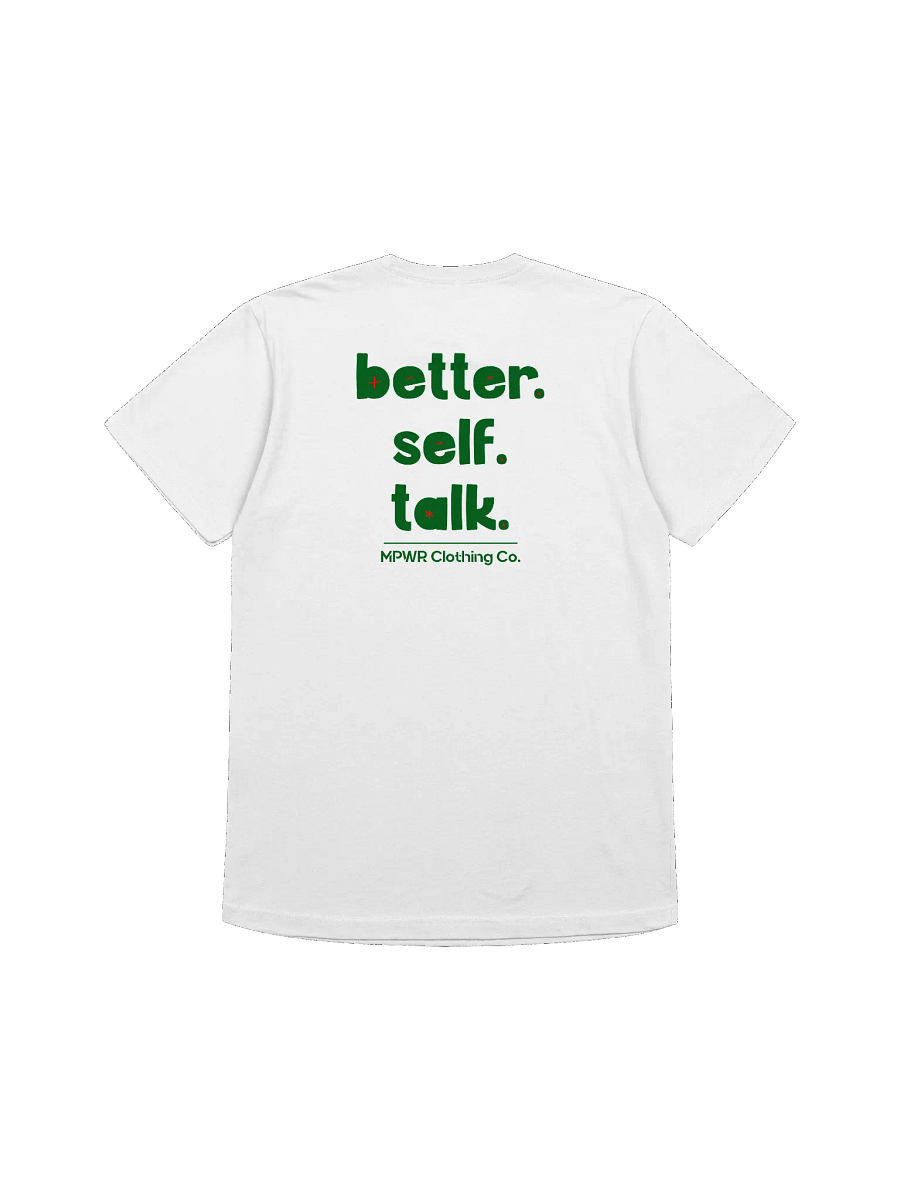 Better. Self. Talk. T-Shirt (Green & Red) product image (2)