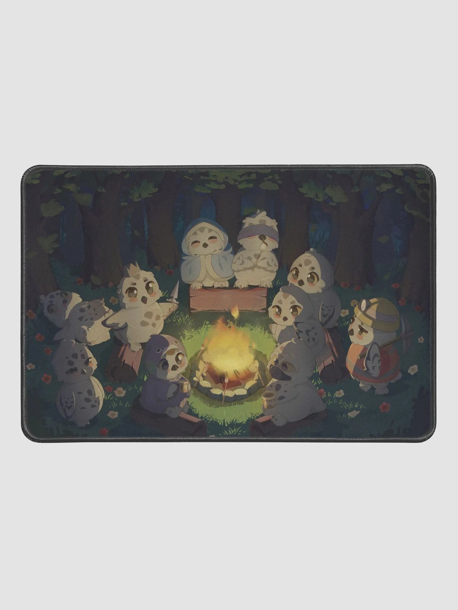 Owl and Friends - Medium Mouse Pad (12x18) product image (1)