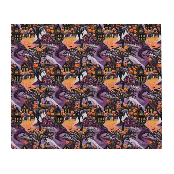 Pumpkin VIllage Blanket product image (1)