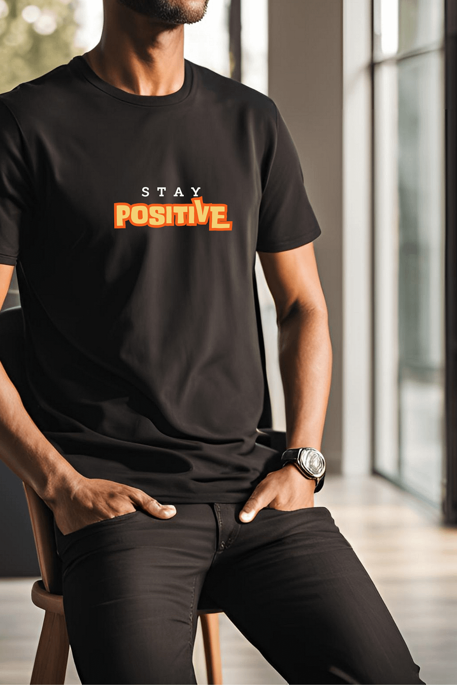 Vibrant Positivity Unisex T-Shirt product image (2)