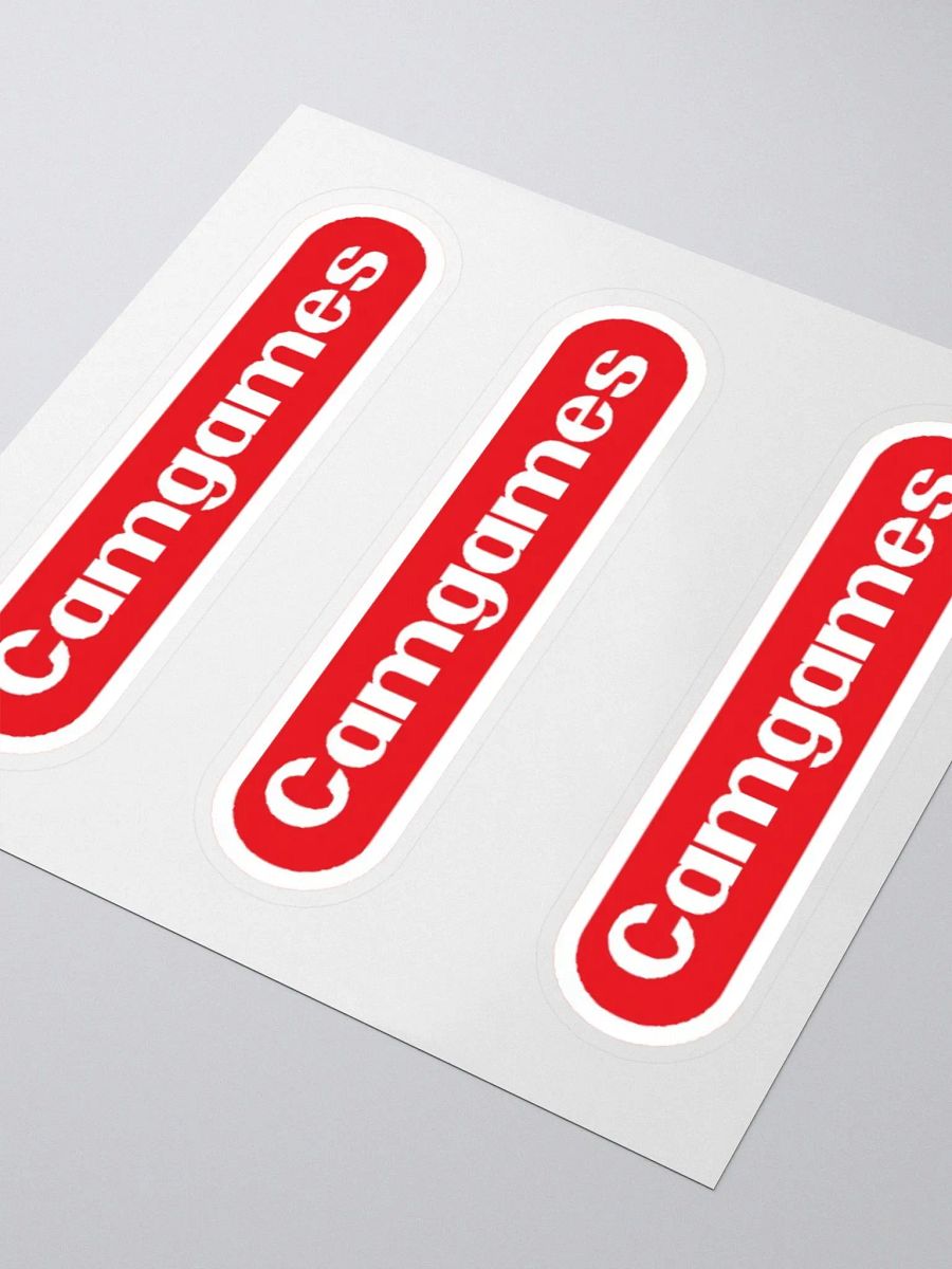 Camgames Sticker Set (3) product image (3)