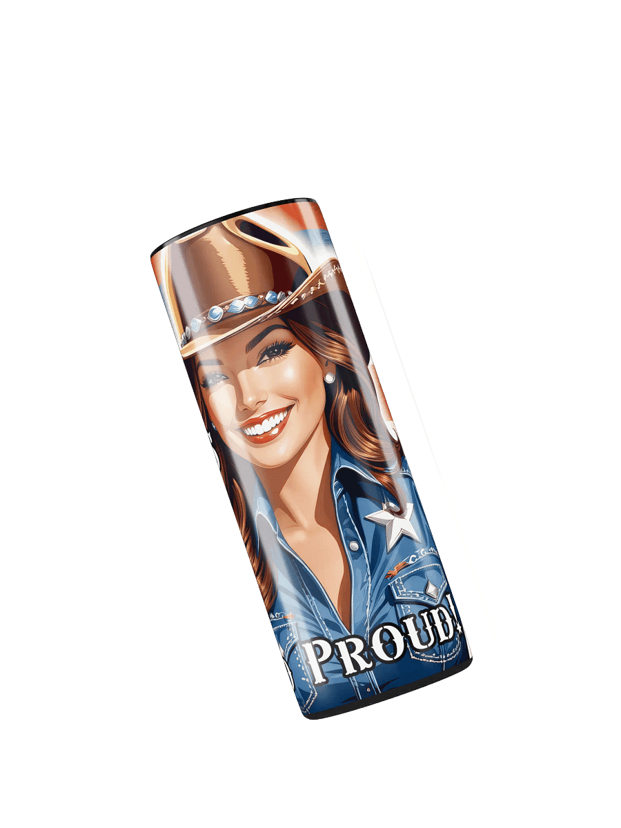 Texas Girl 20 oz Skinny Stainless Steel Tumbler - v1 product image (4)
