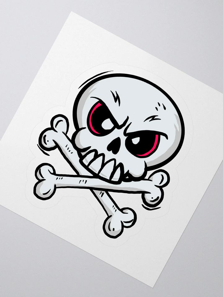 Grumpy Bones Kiss Cut Stickers product image (5)