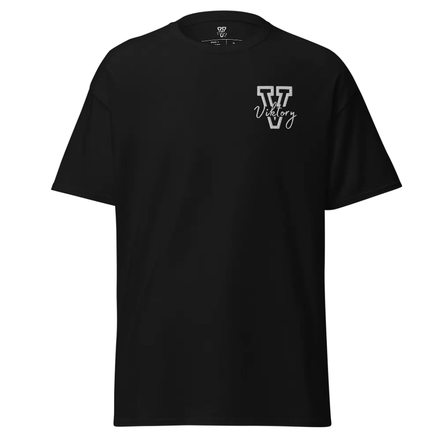Adult Shirt Black (white logo) product image (7)