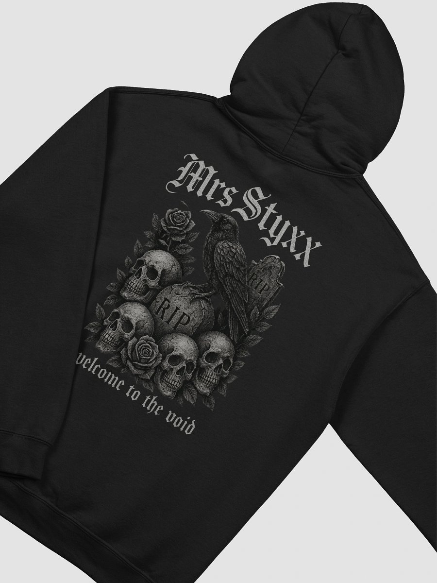 QR code Hoodie w Gothic back product image (8)