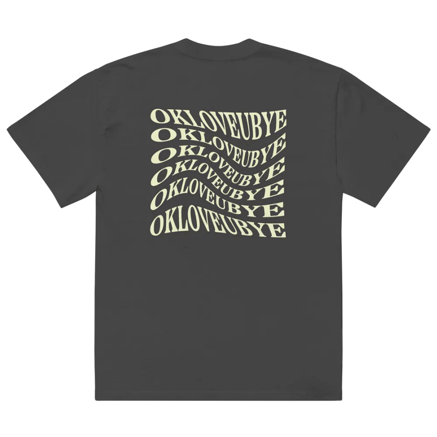 OKLOVEUBYE TEE (BLACK + YELLOW) product image (9)