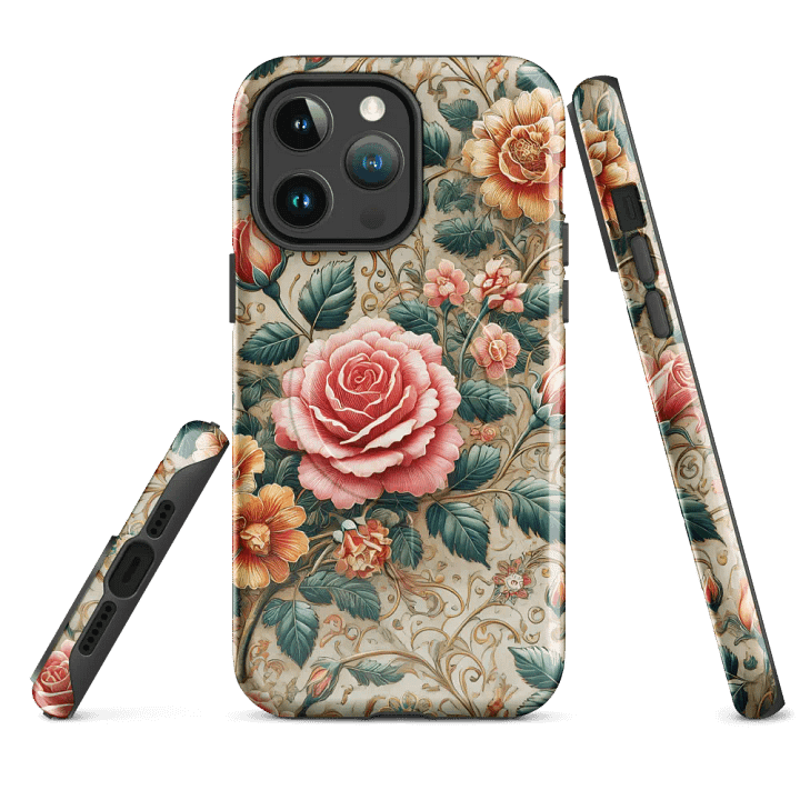 Vintage Rose Garden MagSafe® iPhone® Tough Case - Painting Artwork fit for iPhone 16 15 14 Pro Max product image (4)