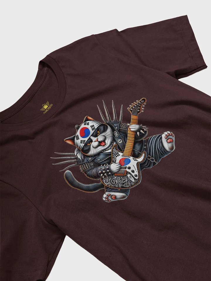 Korean Unisex Heavy Metal Electric Guitar Wings T-Shirt product image (8)