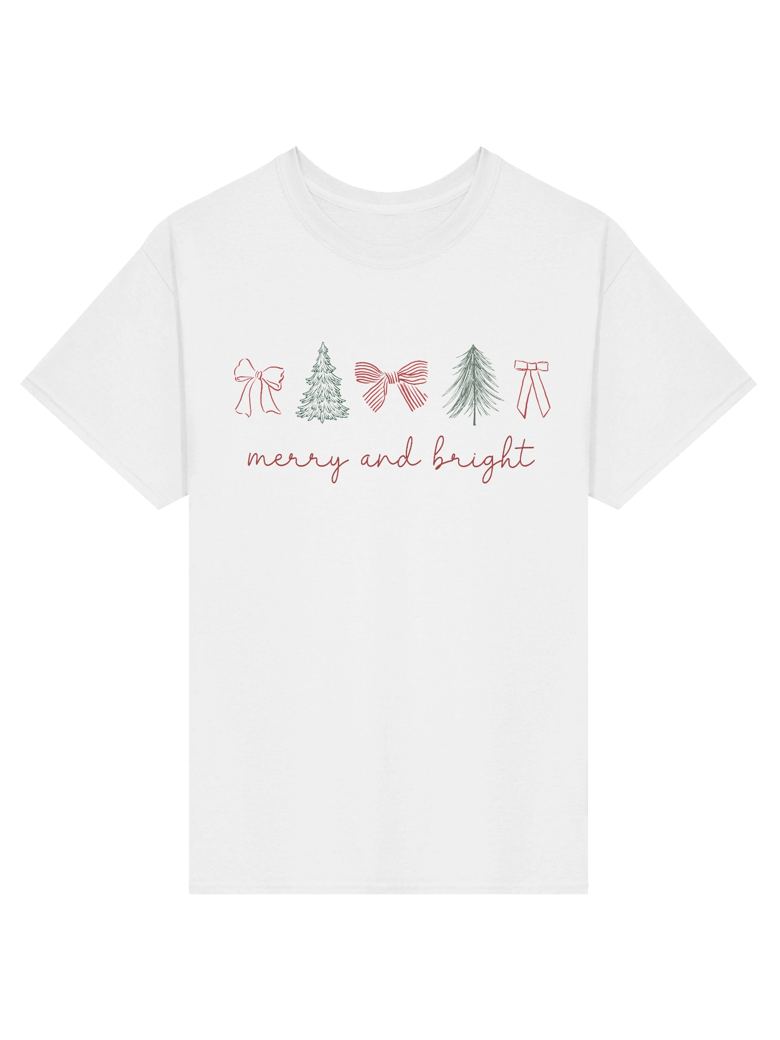 Merry and Bright Christmas T-Shirt product image (63)