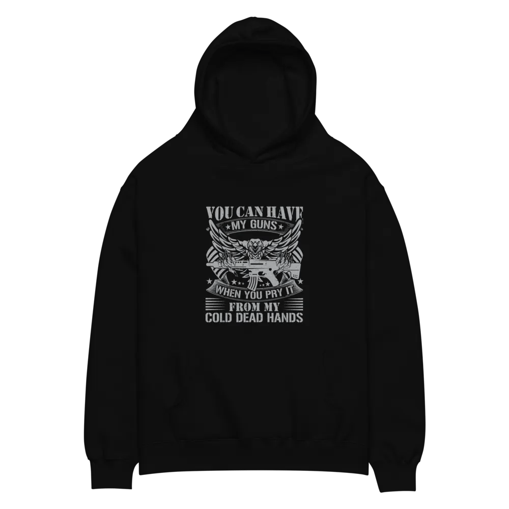 Premium Oversized Hoodie – “Cold Dead Hands” product image (4)