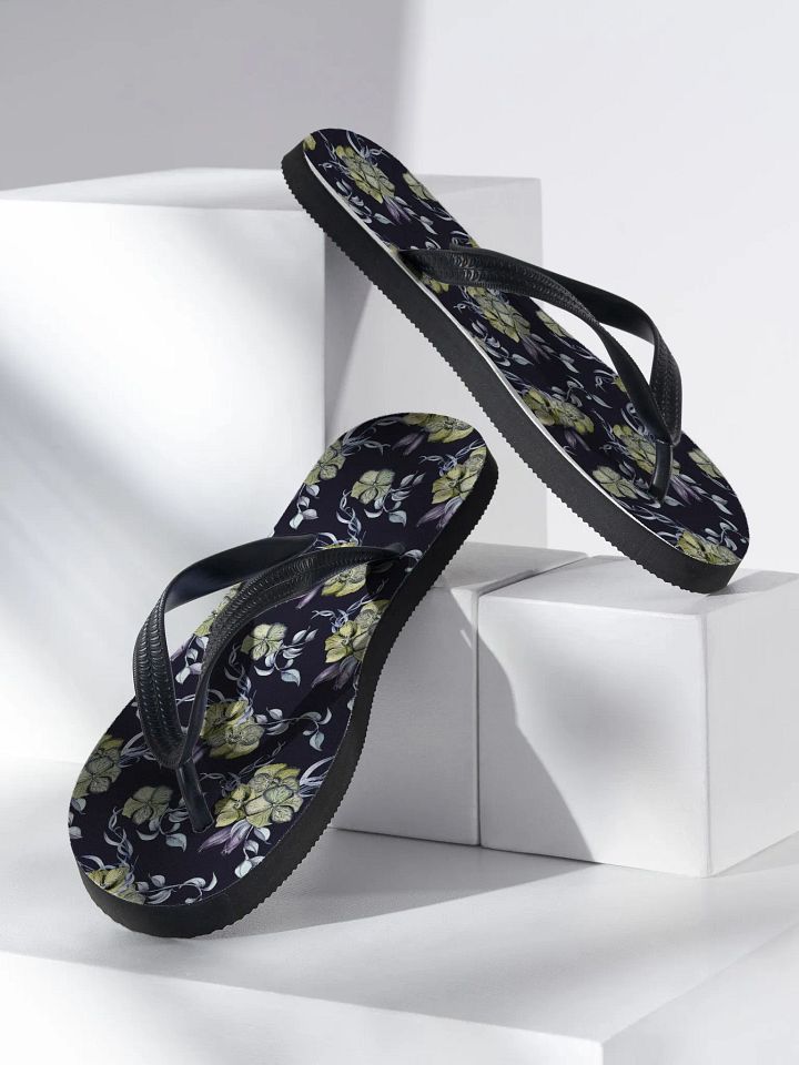 Gothic Flower | Unisex Flip-Flops product image (2)