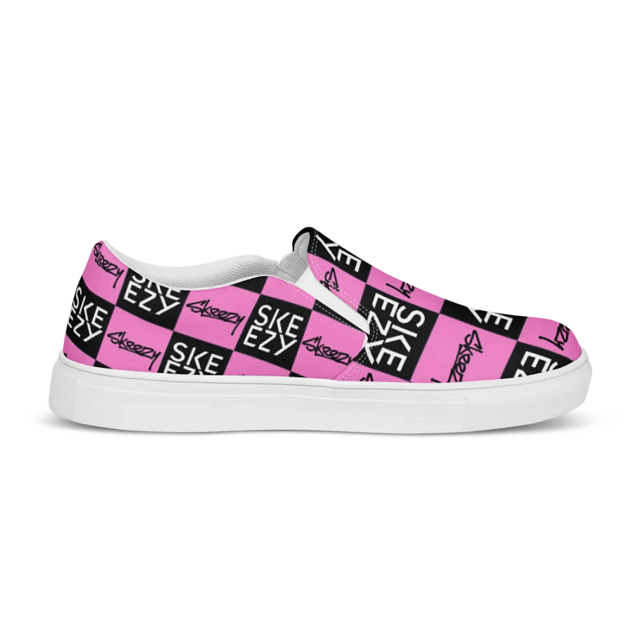 Checkered Skeezy Slip-Ons (womens) BLK/PNK product image (6)