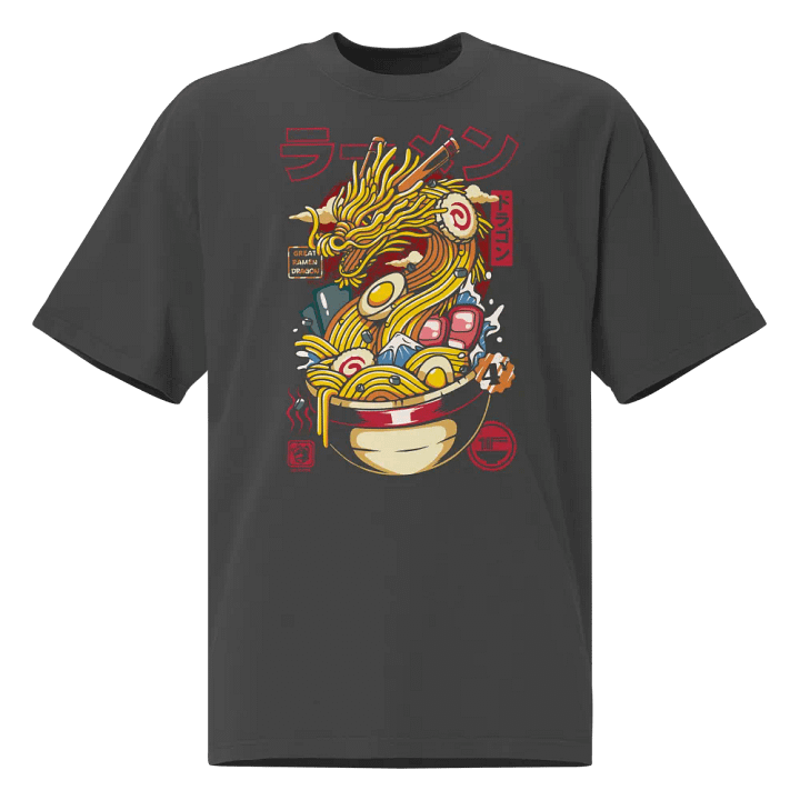 Great Ramen Dragon Japanese - Oversized Tee product image (2)