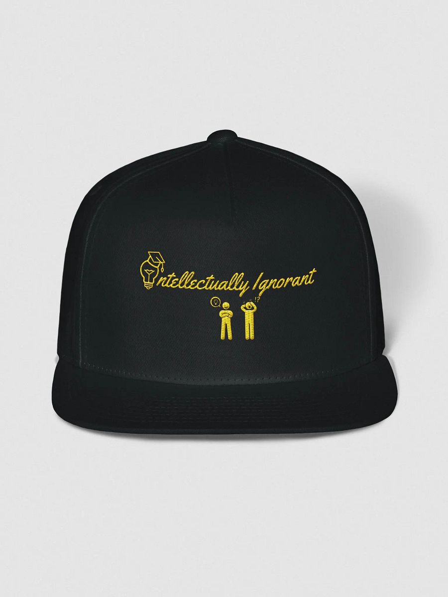 Intellectually Ignorant ( YELLOW LOGO) Snapback hat product image (1)