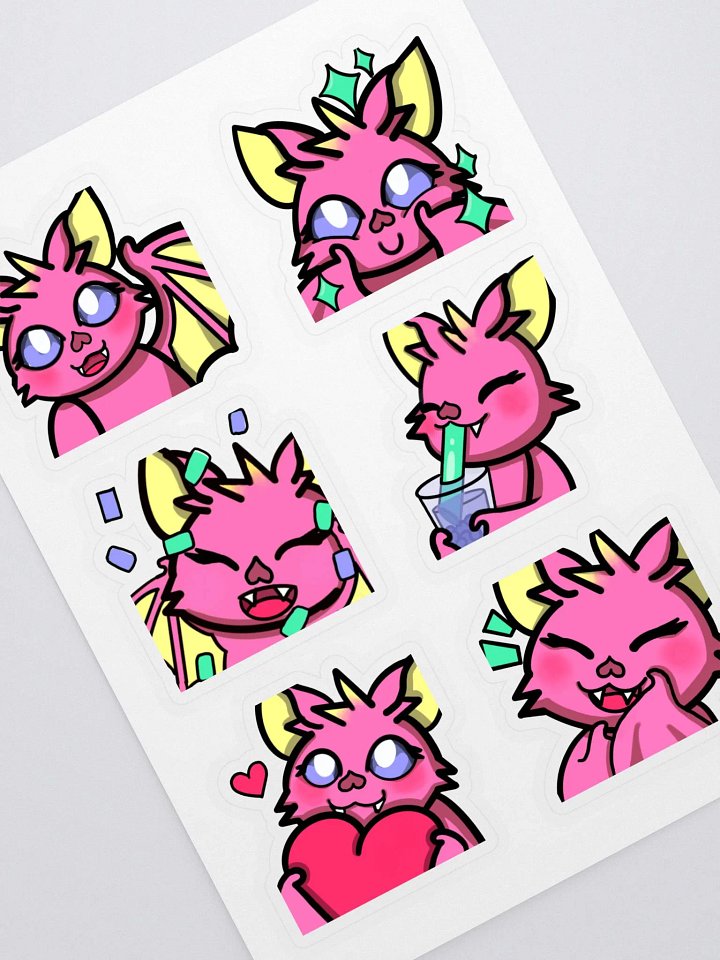 Happy Batty Sticker Sheet product image (1)