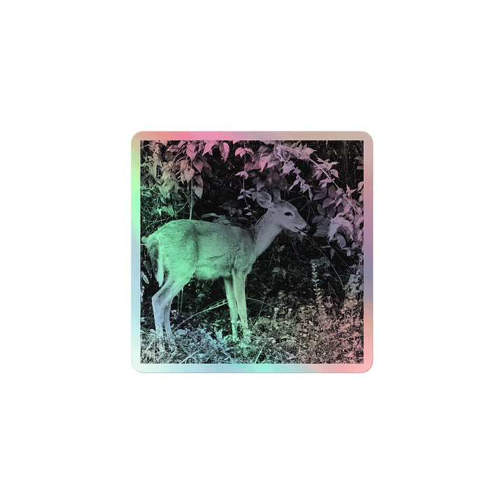 Mystic Forest Deer Holographic Sticker Sheet product image (1)
