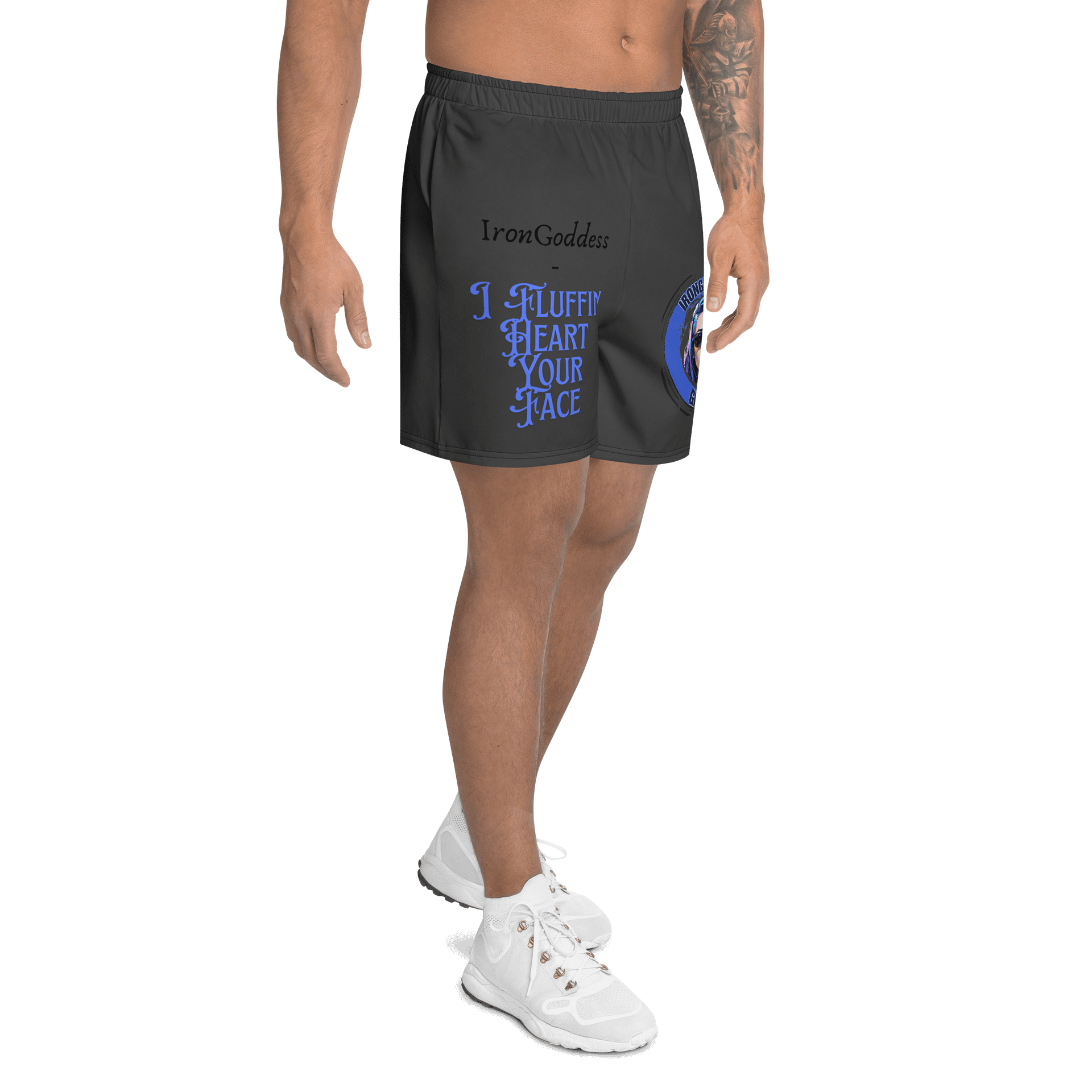 Fluffin Heart All-Over Shorts product image (2)