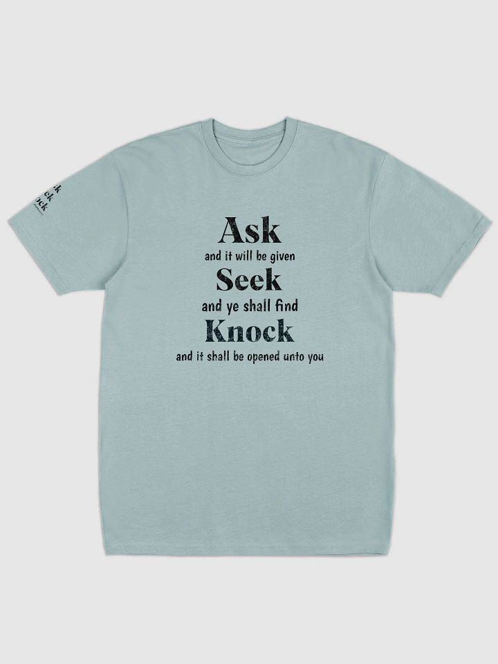 Ask ,Seek And Knock:Cotton Heritage Men's Premium Heavyweight product image (1)
