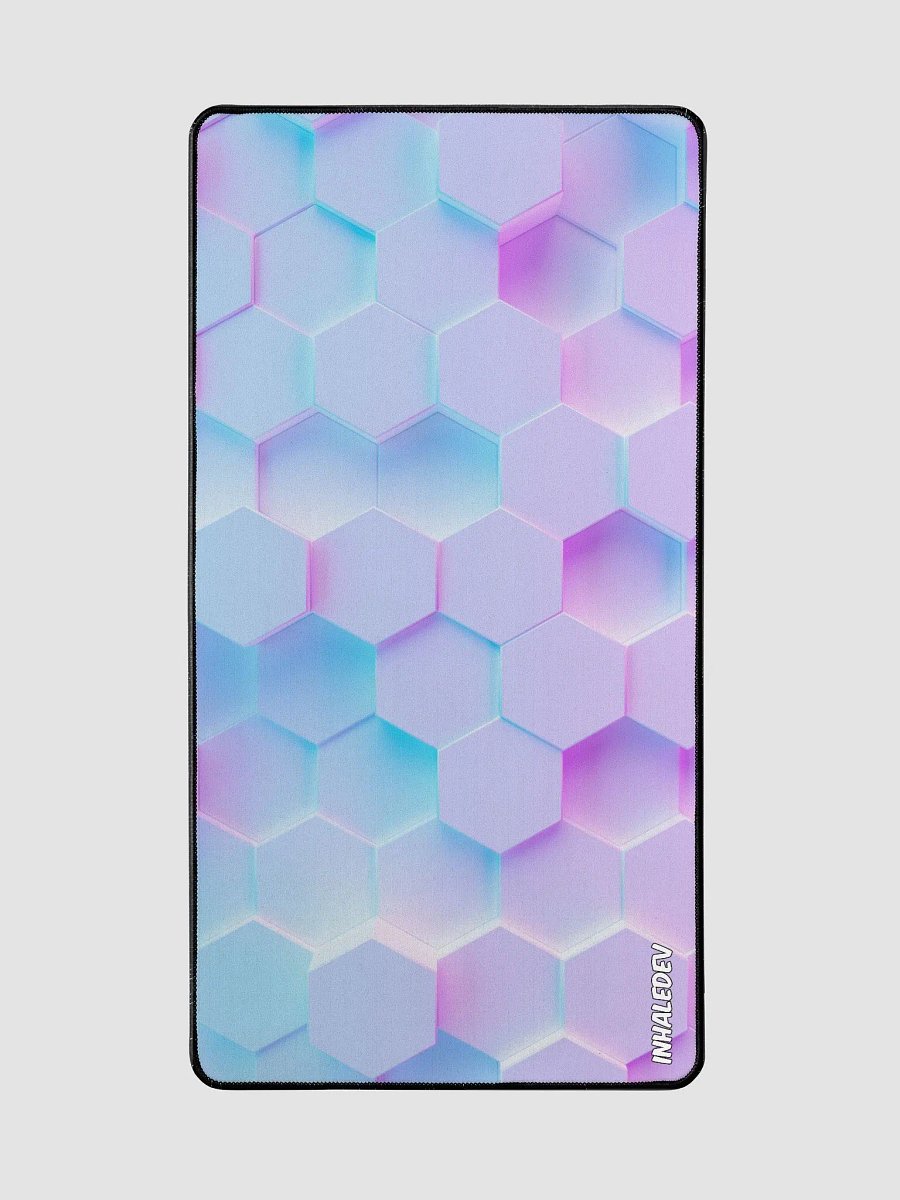 Neon Hexagon- Desk Mat product image (2)