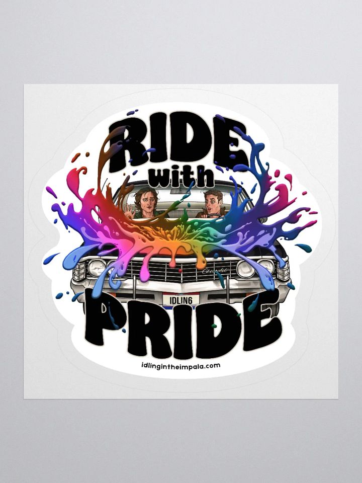Ride with Pride Sticker - Freeform product image (1)