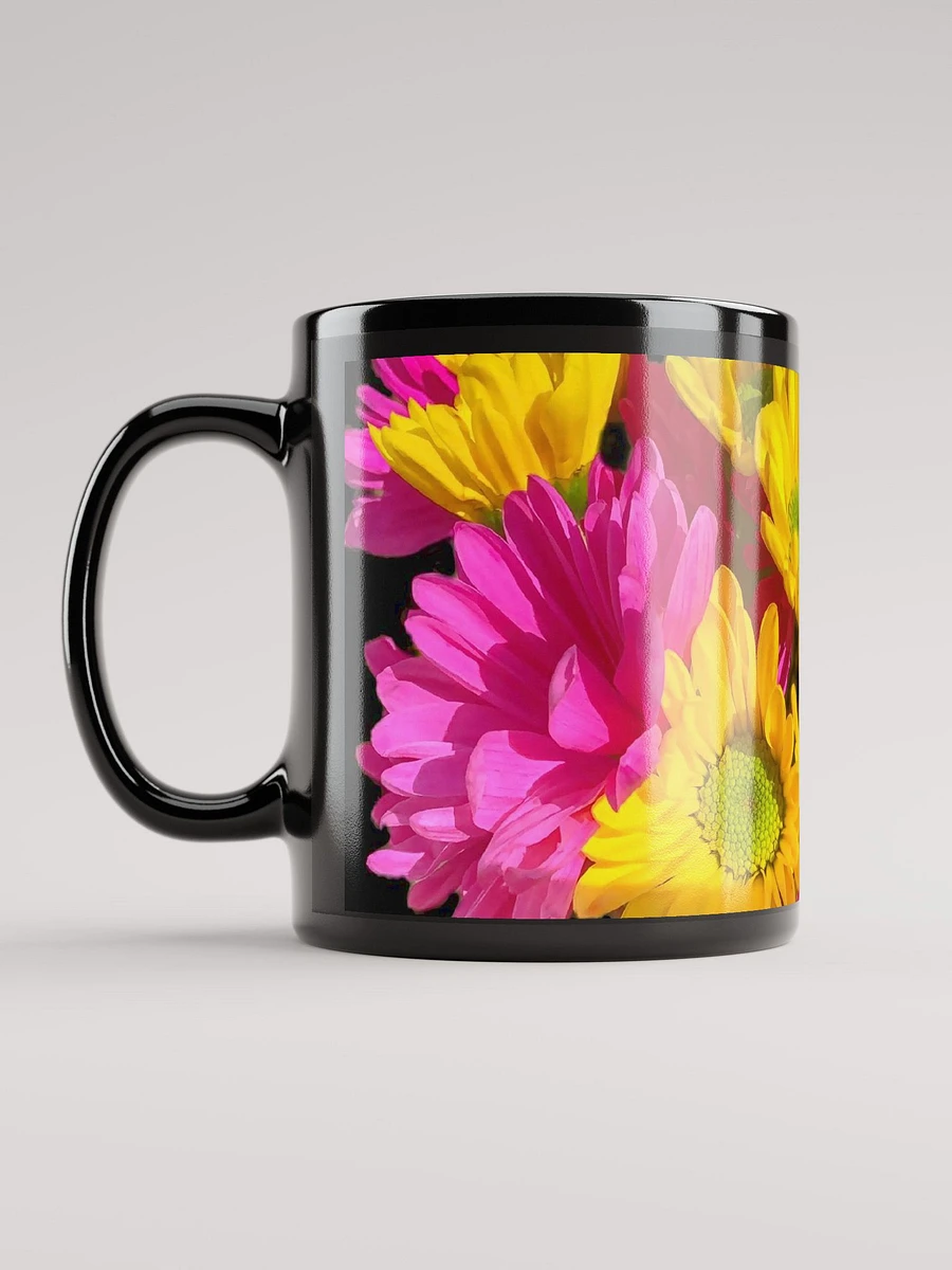 Bright Daisy Bouquet Black Coffee Mug product image (12)