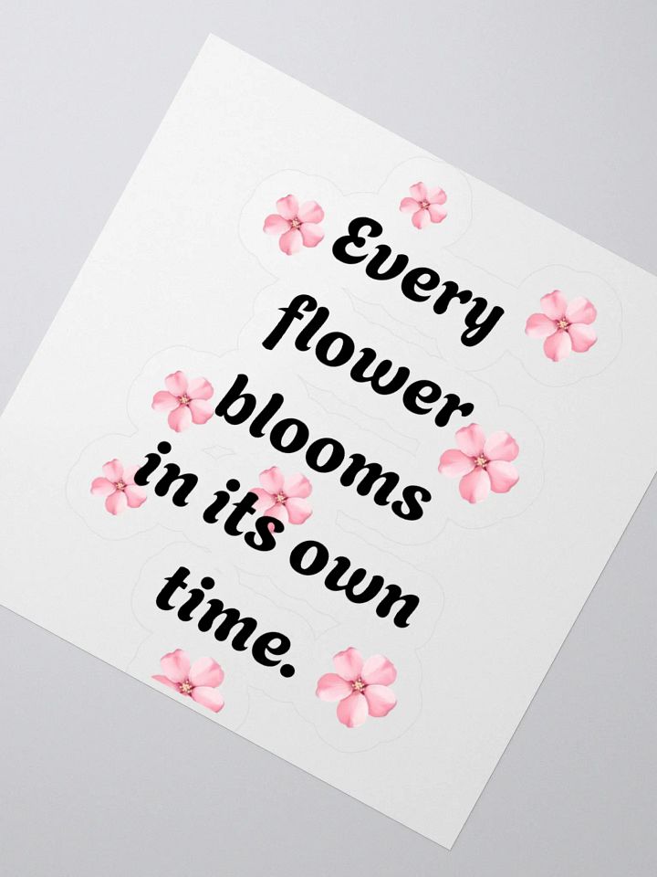 Every Flower Blooms Kiss Cut Stickers product image (2)