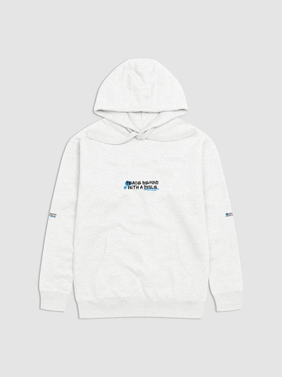Peace Begins With A Smile: Hoodie (Light Colors) product image (5)