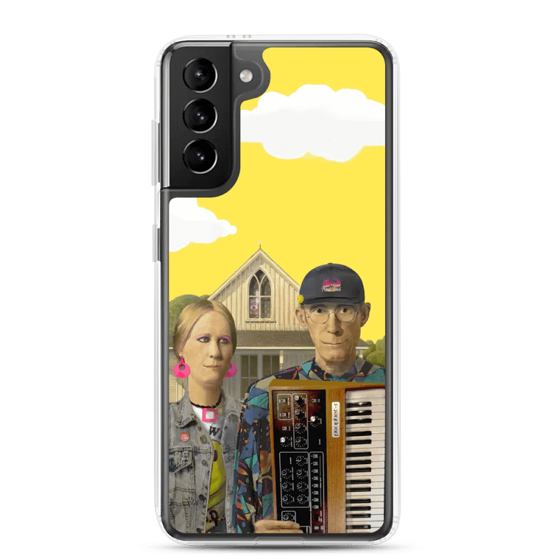 American Prophet by Frank Fonik, Techno EDM Clear Case for Samsung®