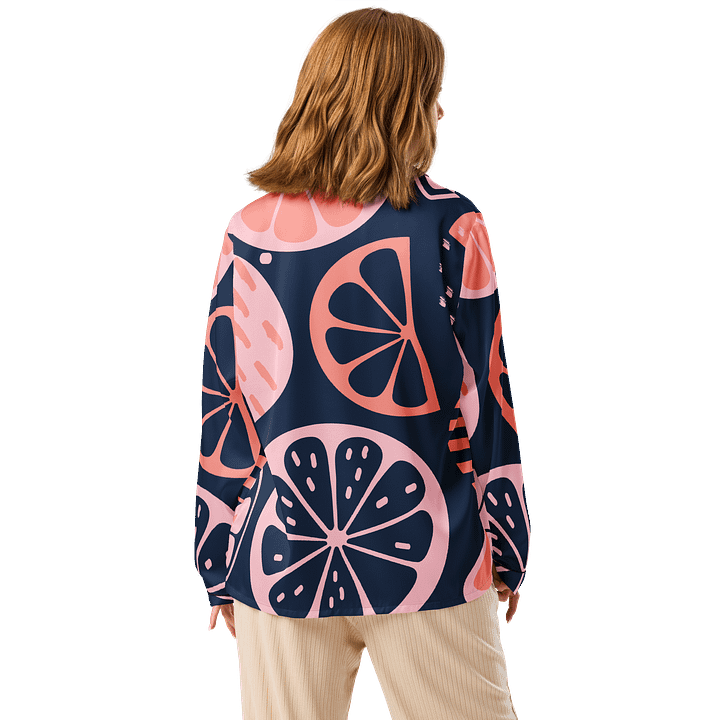 Citrus Slice Dreams Women's Pajama Top product image (3)