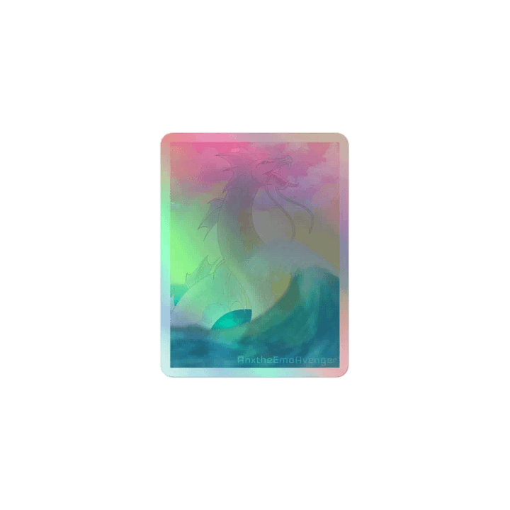 Sea Serpent Holographic Sticker product image (1)