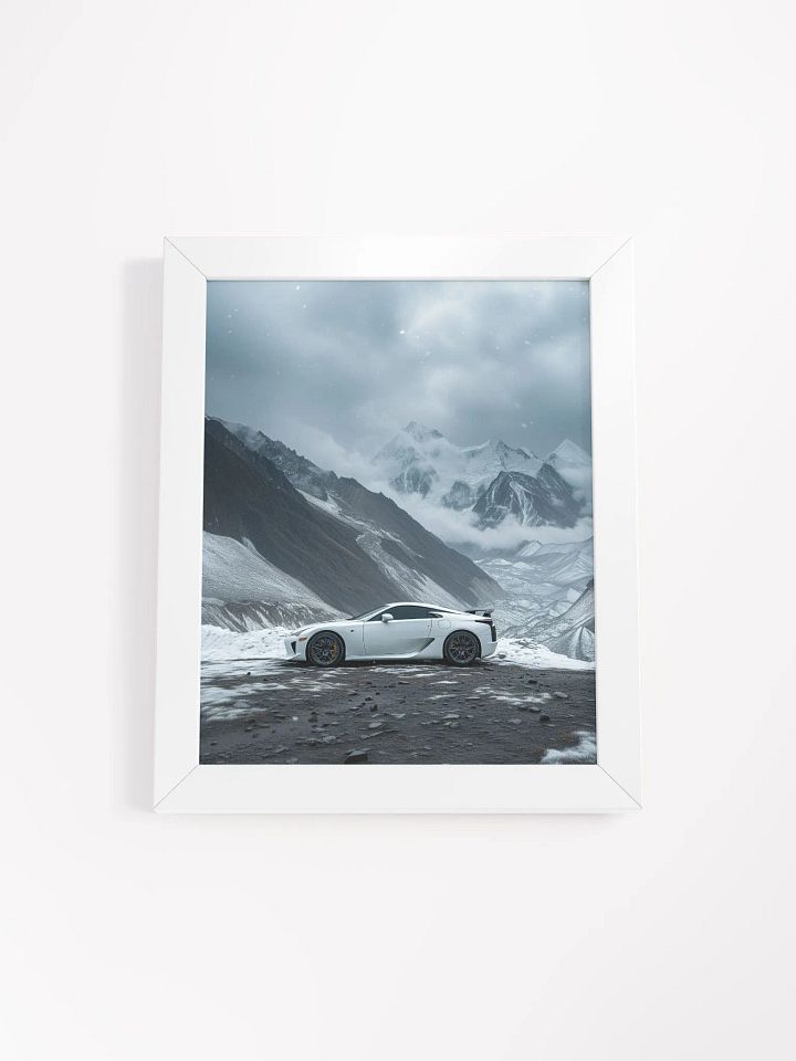 Lexus LFA in Mountains Poster product image (4)