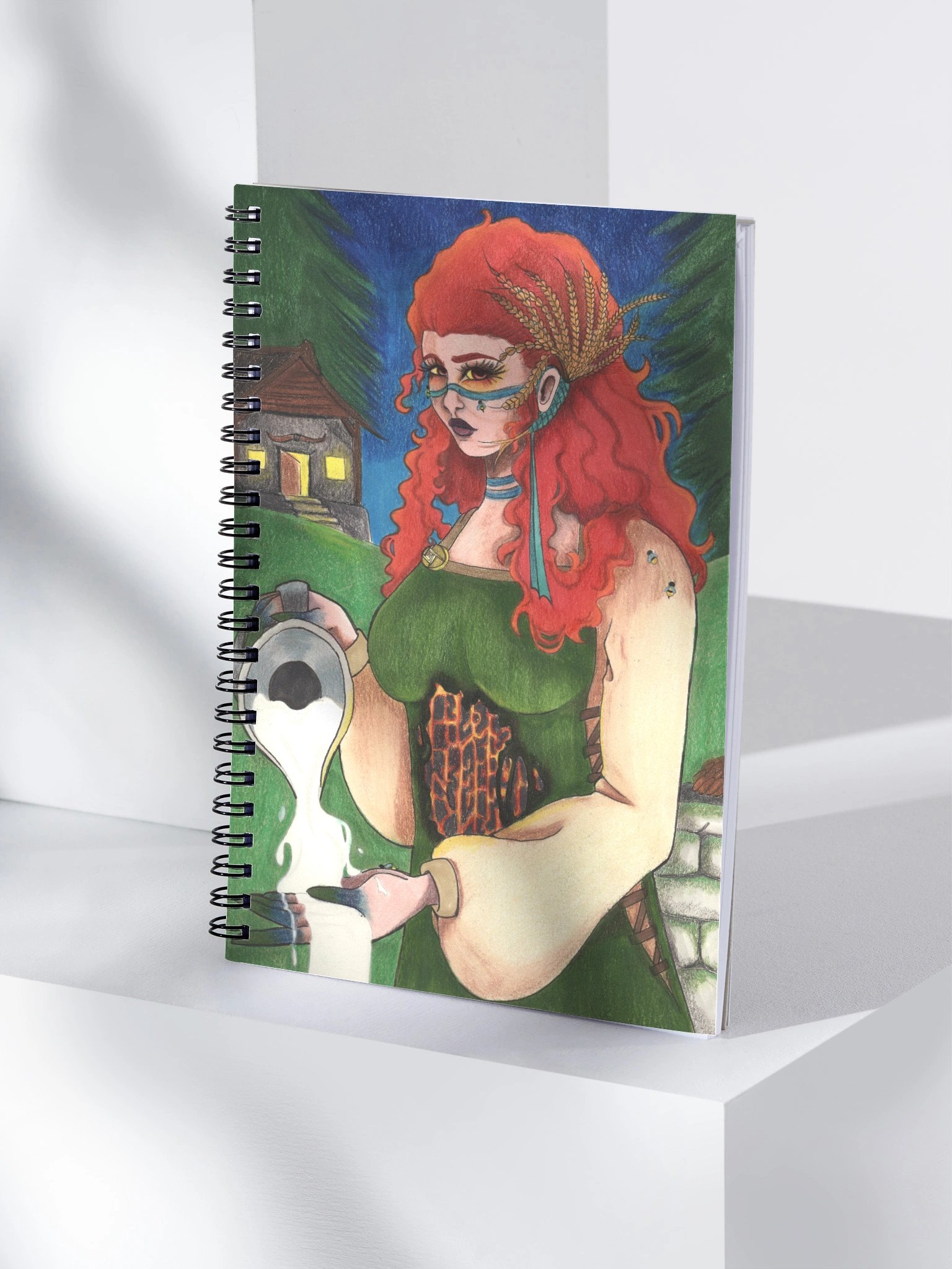Eternal Flame spiral notebook product image (4)