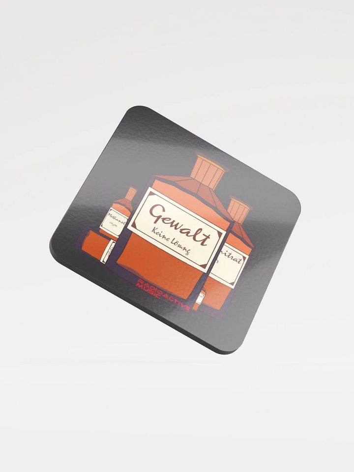 Gewalt ist keine Lösung - Untersetzer product image (1)
