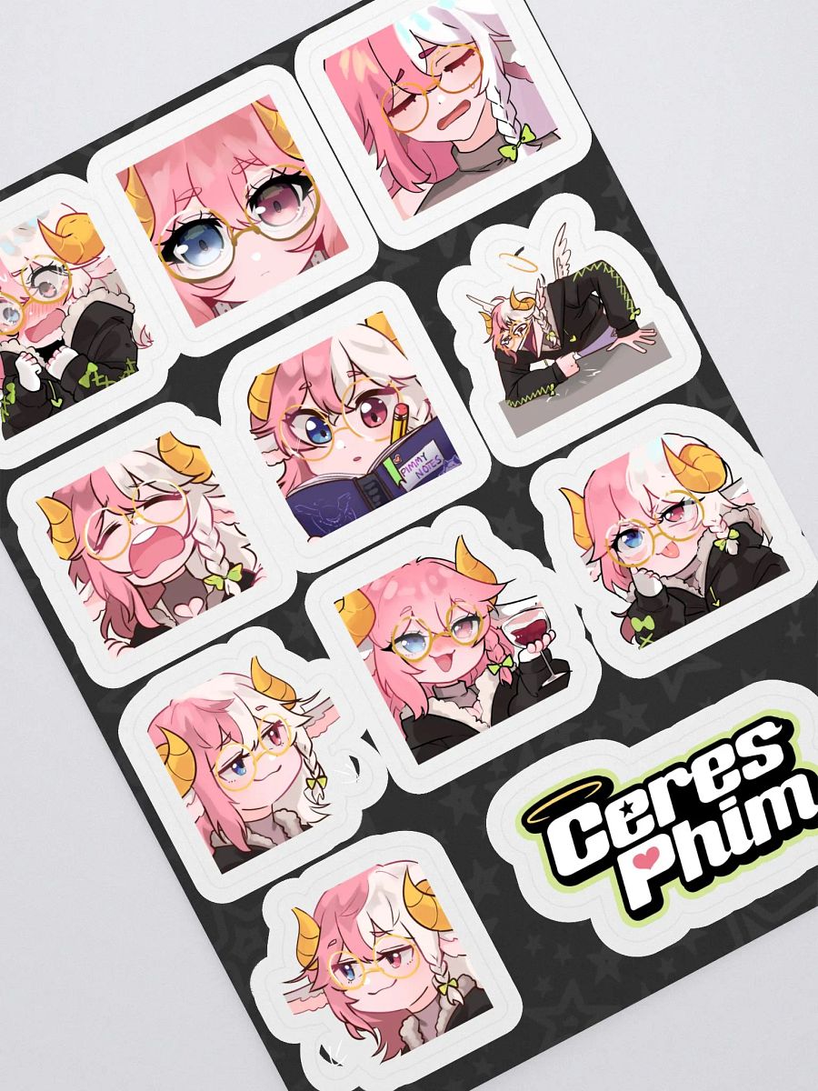 CeresPhim Emotes Sticker Sheet product image (2)