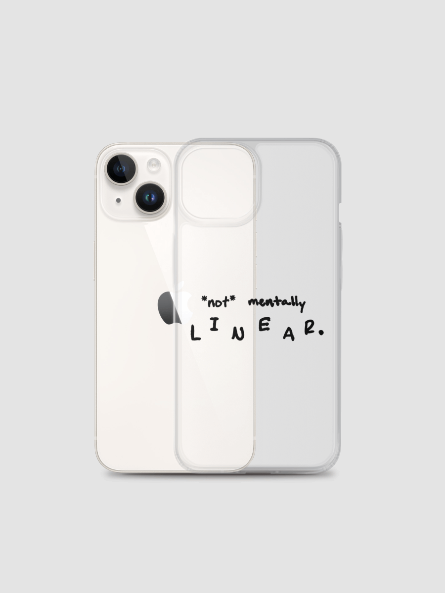 *not* mentally linear Clear Case for iPhone® product image (2)