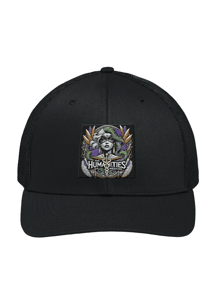 Humanities In Medicine Masked Mardi Gras Muse Snapback Trucker Hat product image (5)