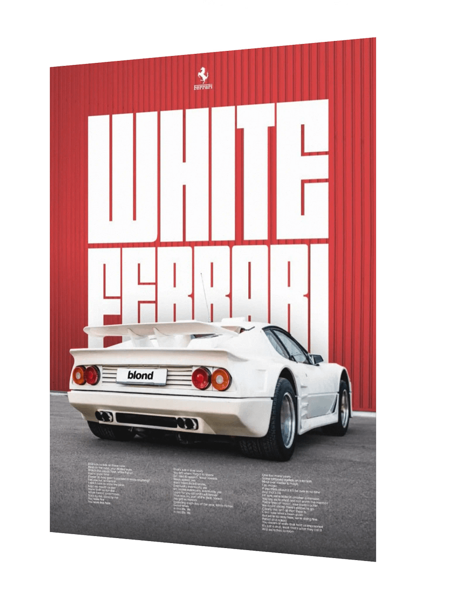 WHITE FERRARI product image (2)