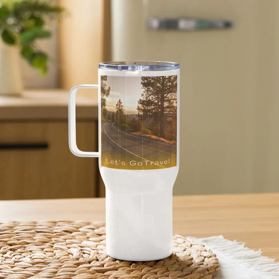 Let's Travel Travel Mug product image (10)
