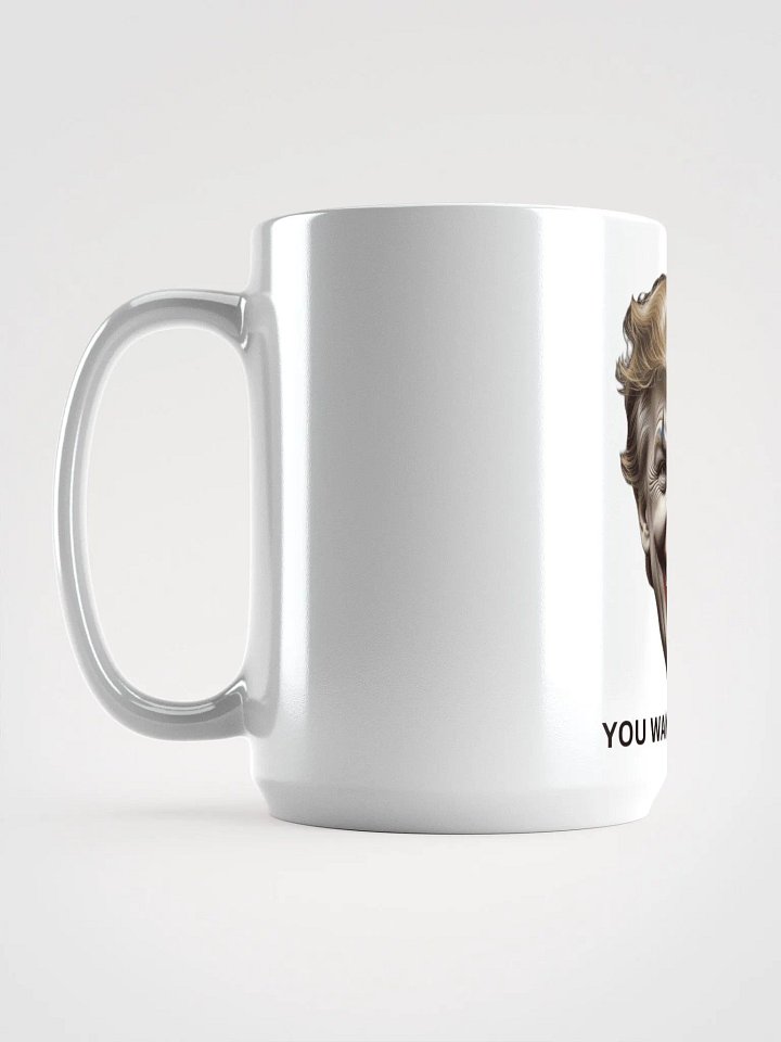 "You Wanna Clown" Trump White Glossy Mug product image (2)