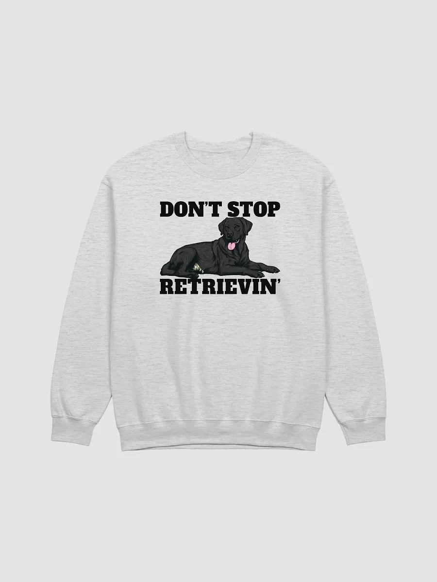 Don't Stop Retrievin' Sweatshirt of a Labrador Retriever(Black) | Funny Shirt for Lab Paw-rents product image (25)