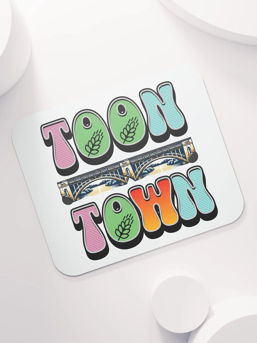 Toon Town Saskatoon Bridge Mouse Pad product image (5)