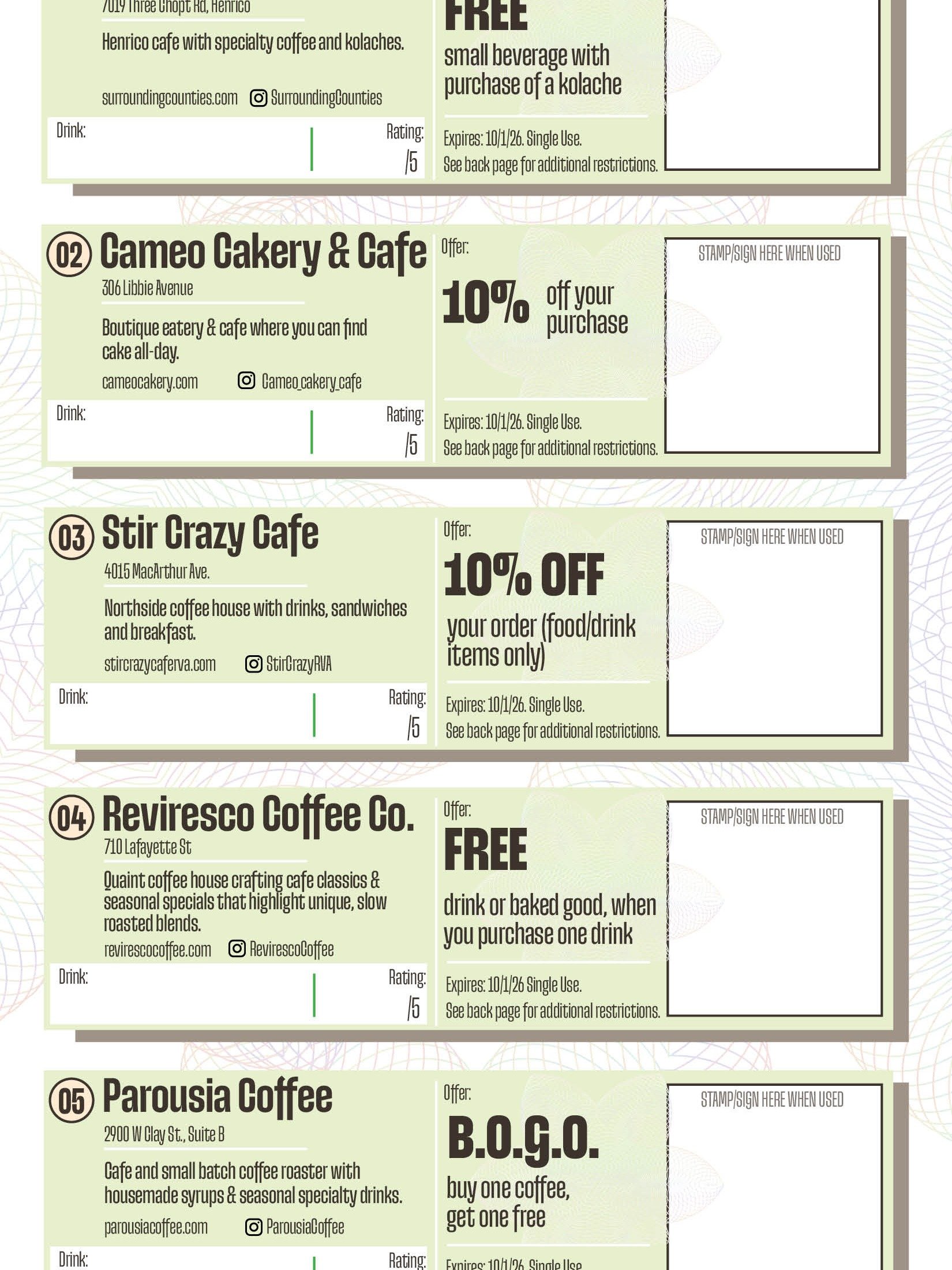RVA Coffee Passport product image (11)