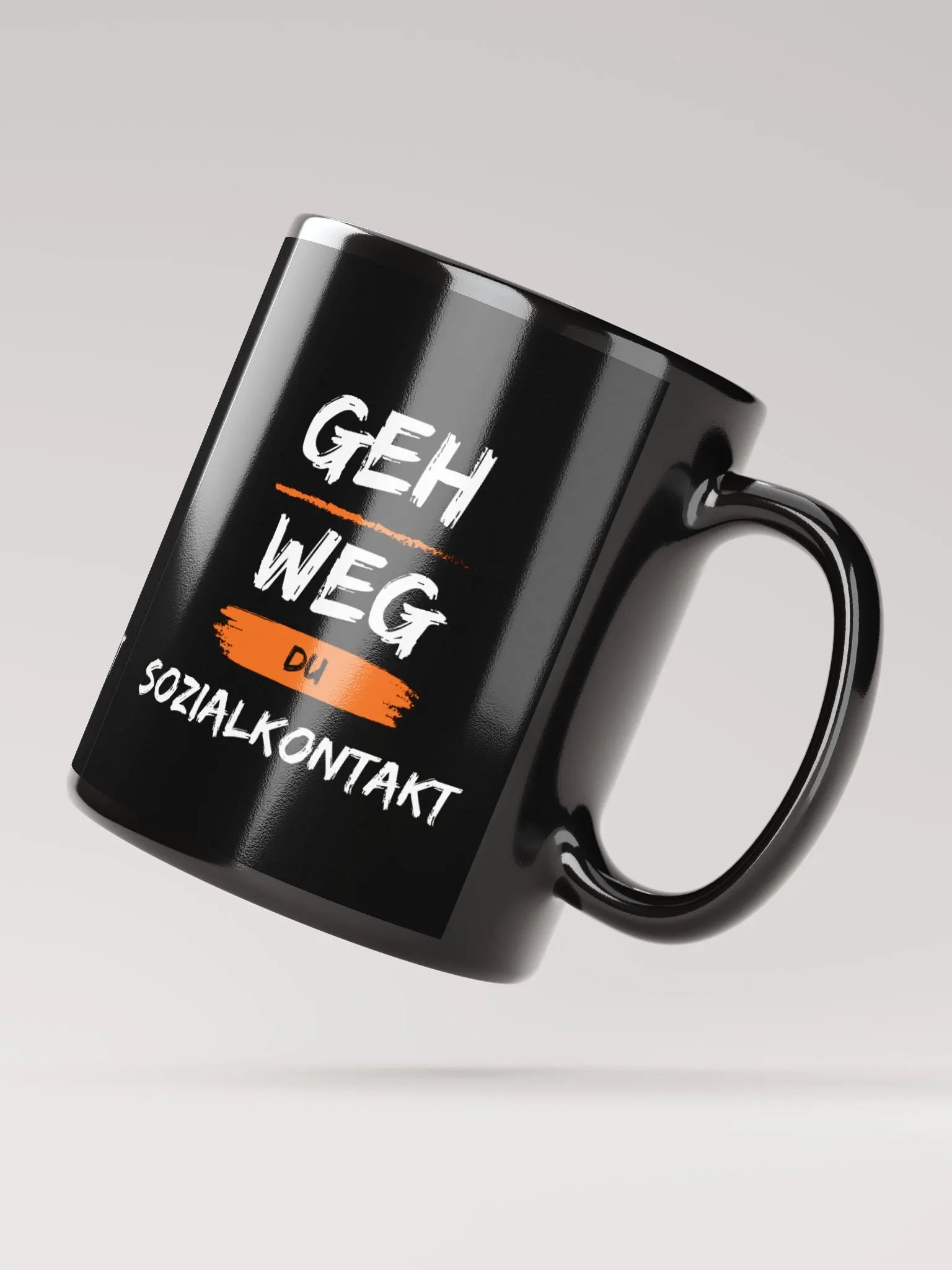 Tasse Geh weg DU Sozialkontakt product image (5)