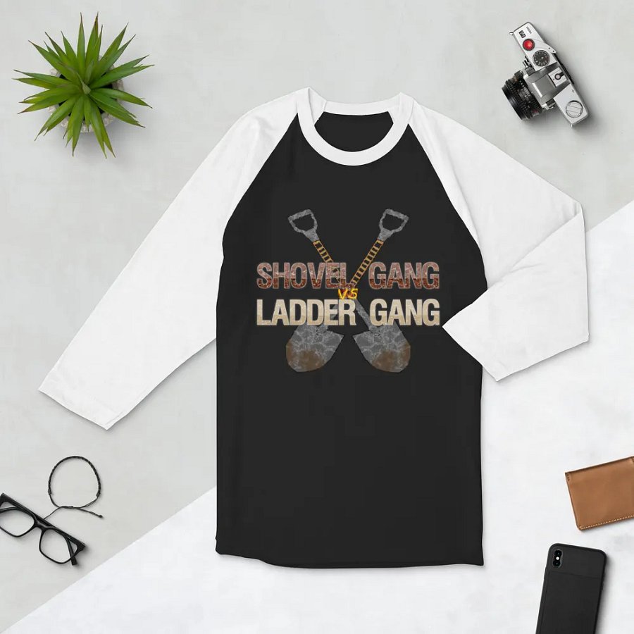Shovel Vs Ladder Gang Raglan product image (5)